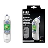 Braun ThermoScan 7 Ohrthermometer | Age Precision Technologie | Farbcodiertes Digitaldisplay | Baby- und kleinkindfreundlich...